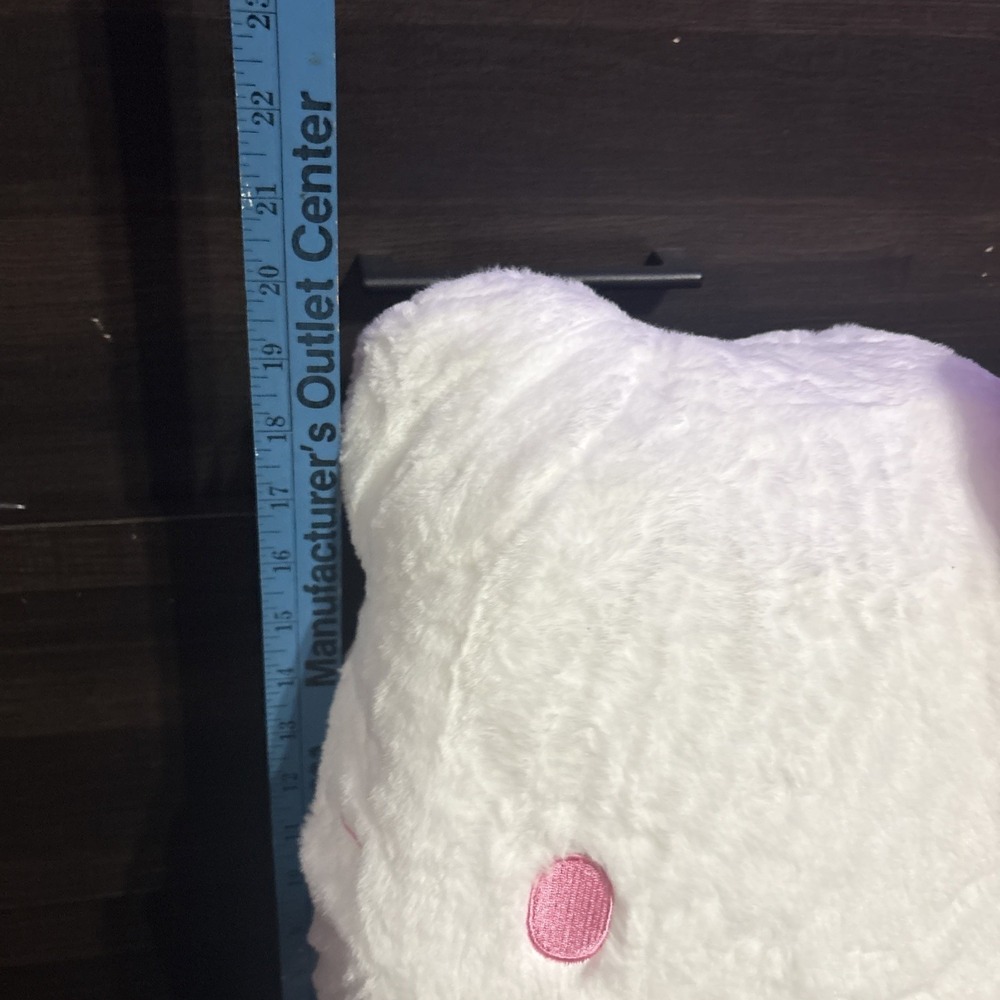 Hello Kitty Large Plush Doll Wearing Pink Dress And Bow Pink Eyes - Picture 8 of 8